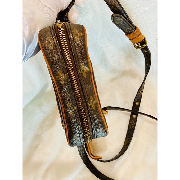 Louis Vuitton Danube Crossbody Bag Monogram Canvas Small Messenger Purse - Picture 7 of 14